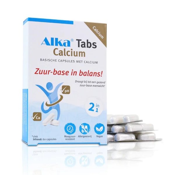 Alka Tabs Calcium: Basische Capsules met Calcium